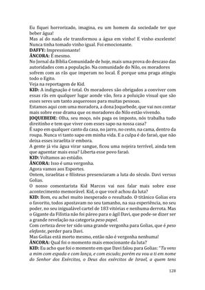Celebrando as escrituras: Uma coletânea de recursos para vivermos e celebrarmos a Bíblia Sagrada — page 128