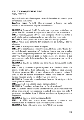 Celebrando as escrituras: Uma coletânea de recursos para vivermos e celebrarmos a Bíblia Sagrada — page 142