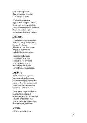 Celebrando as escrituras: Uma coletânea de recursos para vivermos e celebrarmos a Bíblia Sagrada — page 174
