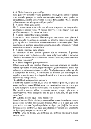 Celebrando as escrituras: Uma coletânea de recursos para vivermos e celebrarmos a Bíblia Sagrada — page 194
