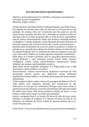 Celebrando as escrituras: Uma coletânea de recursos para vivermos e celebrarmos a Bíblia Sagrada — page 211