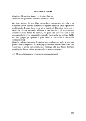 Celebrando as escrituras: Uma coletânea de recursos para vivermos e celebrarmos a Bíblia Sagrada — page 222