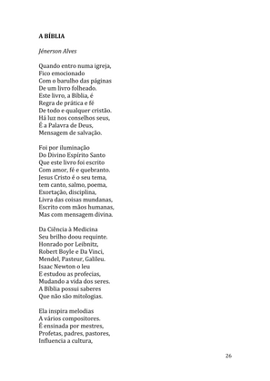 Celebrando as escrituras: Uma coletânea de recursos para vivermos e celebrarmos a Bíblia Sagrada — page 26