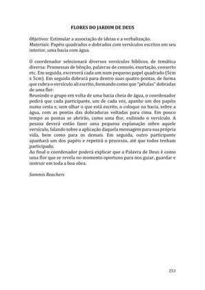 Celebrando as escrituras: Uma coletânea de recursos para vivermos e celebrarmos a Bíblia Sagrada — page 253