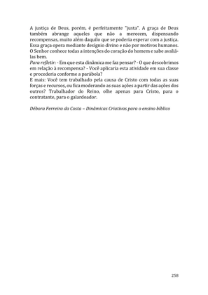 Celebrando as escrituras: Uma coletânea de recursos para vivermos e celebrarmos a Bíblia Sagrada — page 258