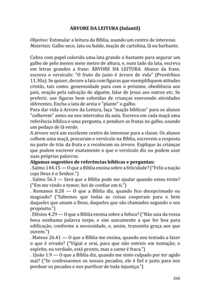 Celebrando as escrituras: Uma coletânea de recursos para vivermos e celebrarmos a Bíblia Sagrada — page 260