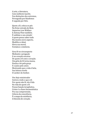 Celebrando as escrituras: Uma coletânea de recursos para vivermos e celebrarmos a Bíblia Sagrada — page 27