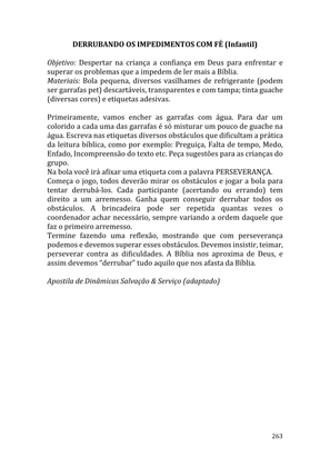 Celebrando as escrituras: Uma coletânea de recursos para vivermos e celebrarmos a Bíblia Sagrada — page 263