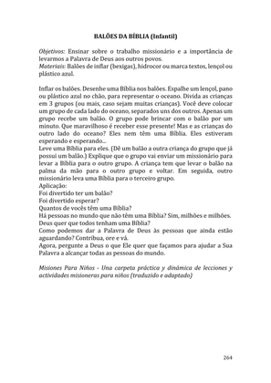 Celebrando as escrituras: Uma coletânea de recursos para vivermos e celebrarmos a Bíblia Sagrada — page 264