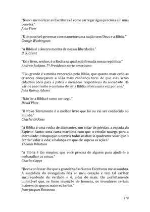 Celebrando as escrituras: Uma coletânea de recursos para vivermos e celebrarmos a Bíblia Sagrada — page 270