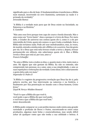 Celebrando as escrituras: Uma coletânea de recursos para vivermos e celebrarmos a Bíblia Sagrada — page 278