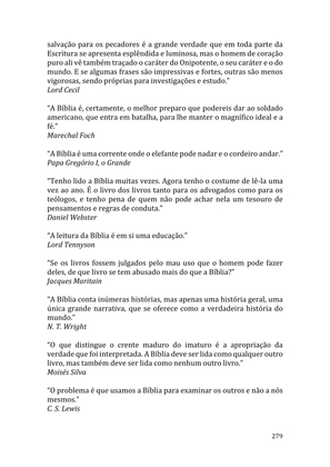 Celebrando as escrituras: Uma coletânea de recursos para vivermos e celebrarmos a Bíblia Sagrada — page 279