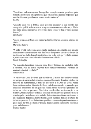 Celebrando as escrituras: Uma coletânea de recursos para vivermos e celebrarmos a Bíblia Sagrada — page 280
