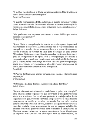 Celebrando as escrituras: Uma coletânea de recursos para vivermos e celebrarmos a Bíblia Sagrada — page 281