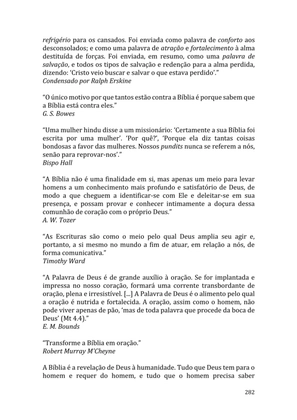 Celebrando as escrituras: Uma coletânea de recursos para vivermos e celebrarmos a Bíblia Sagrada — page 282