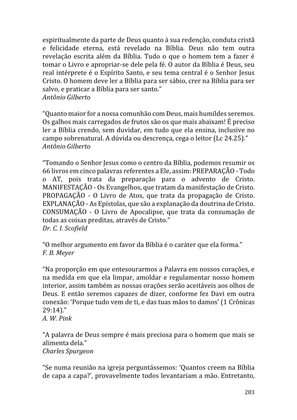 Celebrando as escrituras: Uma coletânea de recursos para vivermos e celebrarmos a Bíblia Sagrada — page 283