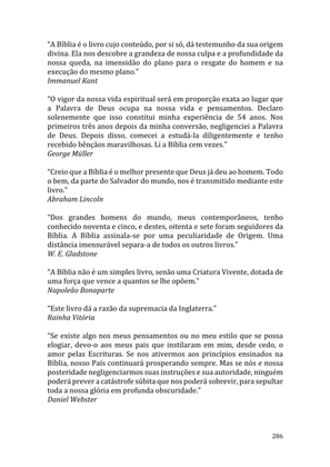 Celebrando as escrituras: Uma coletânea de recursos para vivermos e celebrarmos a Bíblia Sagrada — page 286