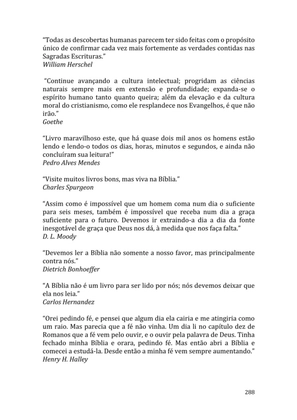 Celebrando as escrituras: Uma coletânea de recursos para vivermos e celebrarmos a Bíblia Sagrada — page 288
