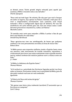 Celebrando as escrituras: Uma coletânea de recursos para vivermos e celebrarmos a Bíblia Sagrada — page 296