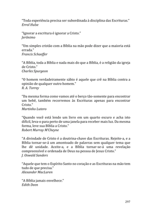 Celebrando as escrituras: Uma coletânea de recursos para vivermos e celebrarmos a Bíblia Sagrada — page 297