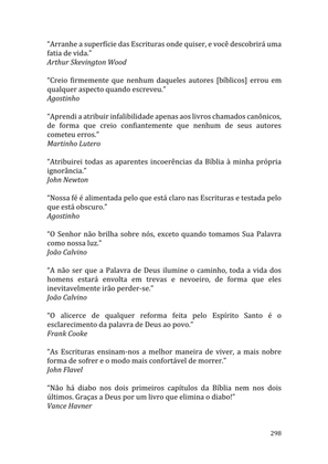 Celebrando as escrituras: Uma coletânea de recursos para vivermos e celebrarmos a Bíblia Sagrada — page 298