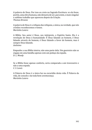 Celebrando as escrituras: Uma coletânea de recursos para vivermos e celebrarmos a Bíblia Sagrada — page 302