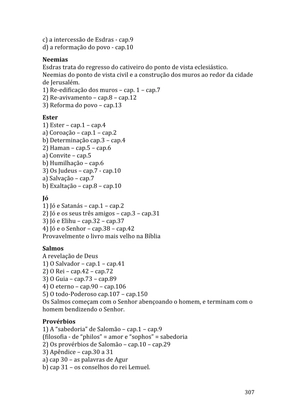 Celebrando as escrituras: Uma coletânea de recursos para vivermos e celebrarmos a Bíblia Sagrada — page 307