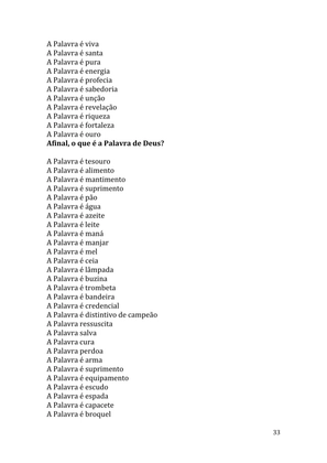 Celebrando as escrituras: Uma coletânea de recursos para vivermos e celebrarmos a Bíblia Sagrada — page 33