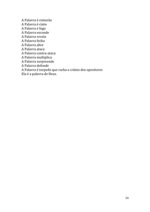 Celebrando as escrituras: Uma coletânea de recursos para vivermos e celebrarmos a Bíblia Sagrada — page 34
