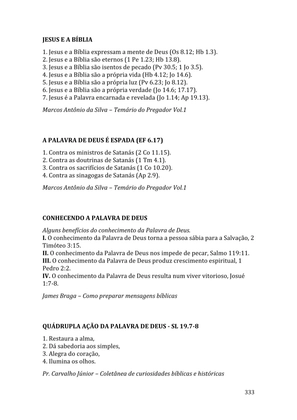 Celebrando as escrituras: Uma coletânea de recursos para vivermos e celebrarmos a Bíblia Sagrada — page 333