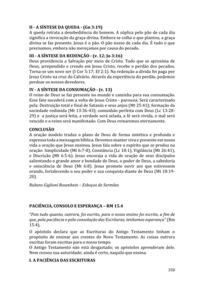 Celebrando as escrituras: Uma coletânea de recursos para vivermos e celebrarmos a Bíblia Sagrada — page 350