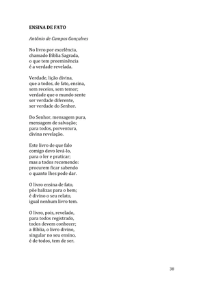 Celebrando as escrituras: Uma coletânea de recursos para vivermos e celebrarmos a Bíblia Sagrada — page 38
