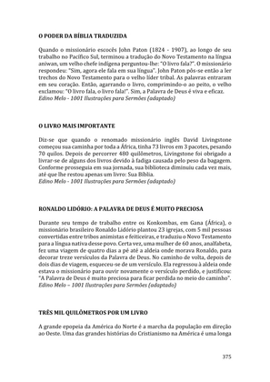 Celebrando as escrituras: Uma coletânea de recursos para vivermos e celebrarmos a Bíblia Sagrada — page 375