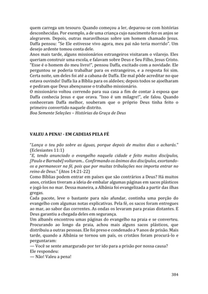 Celebrando as escrituras: Uma coletânea de recursos para vivermos e celebrarmos a Bíblia Sagrada — page 384