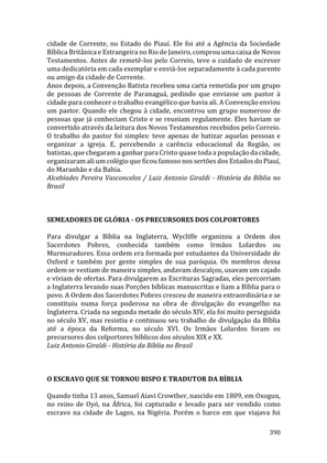 Celebrando as escrituras: Uma coletânea de recursos para vivermos e celebrarmos a Bíblia Sagrada — page 390