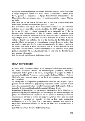 Celebrando as escrituras: Uma coletânea de recursos para vivermos e celebrarmos a Bíblia Sagrada — page 392