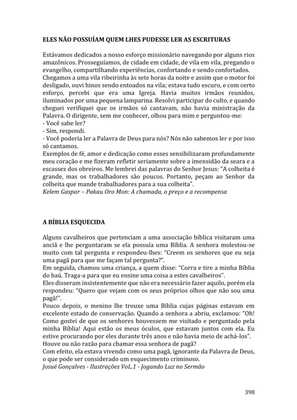 Celebrando as escrituras: Uma coletânea de recursos para vivermos e celebrarmos a Bíblia Sagrada — page 398