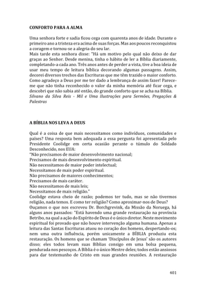 Celebrando as escrituras: Uma coletânea de recursos para vivermos e celebrarmos a Bíblia Sagrada — page 401