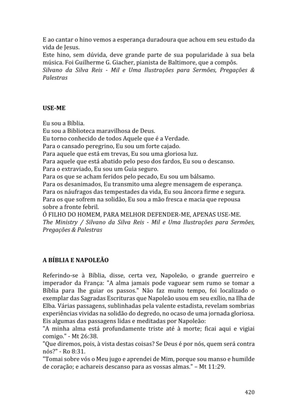 Celebrando as escrituras: Uma coletânea de recursos para vivermos e celebrarmos a Bíblia Sagrada — page 420