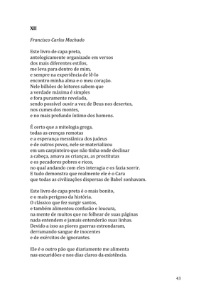 Celebrando as escrituras: Uma coletânea de recursos para vivermos e celebrarmos a Bíblia Sagrada — page 43