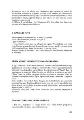 Celebrando as escrituras: Uma coletânea de recursos para vivermos e celebrarmos a Bíblia Sagrada — page 421