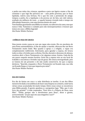 Celebrando as escrituras: Uma coletânea de recursos para vivermos e celebrarmos a Bíblia Sagrada — page 429