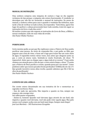 Celebrando as escrituras: Uma coletânea de recursos para vivermos e celebrarmos a Bíblia Sagrada — page 430