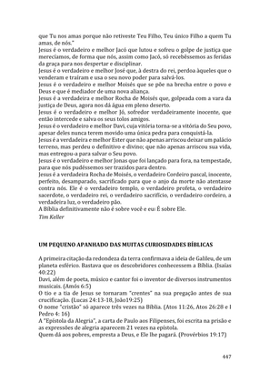 Celebrando as escrituras: Uma coletânea de recursos para vivermos e celebrarmos a Bíblia Sagrada — page 447