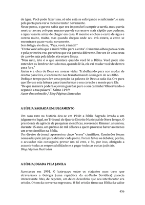 Celebrando as escrituras: Uma coletânea de recursos para vivermos e celebrarmos a Bíblia Sagrada — page 456