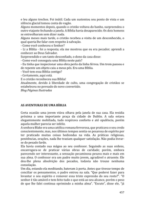 Celebrando as escrituras: Uma coletânea de recursos para vivermos e celebrarmos a Bíblia Sagrada — page 457