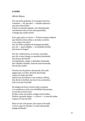 Celebrando as escrituras: Uma coletânea de recursos para vivermos e celebrarmos a Bíblia Sagrada — page 47