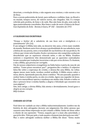 Celebrando as escrituras: Uma coletânea de recursos para vivermos e celebrarmos a Bíblia Sagrada — page 464