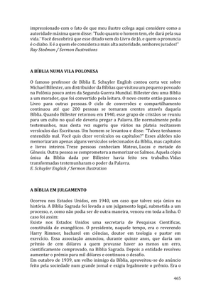 Celebrando as escrituras: Uma coletânea de recursos para vivermos e celebrarmos a Bíblia Sagrada — page 465