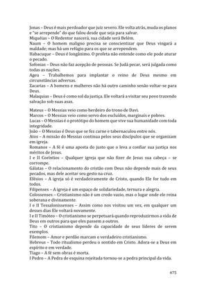 Celebrando as escrituras: Uma coletânea de recursos para vivermos e celebrarmos a Bíblia Sagrada — page 475